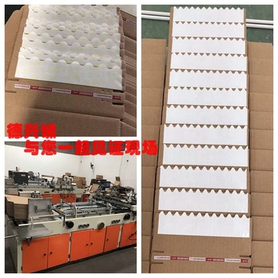 Machine van ritssluitings de Verschepende Dozen/60m/Min 300g/M2 1600KG