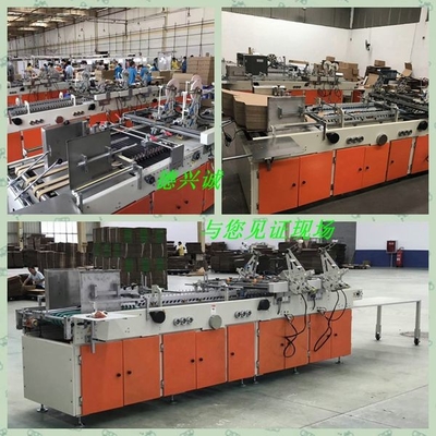De kleine Doos die van het Voetafdrukkarton Gemakkelijke Machine 380V AC 1300mm×1050mm lijmen werkt