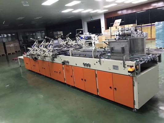 Polair Grey Cardboard Box Folding Machine 6 Bar 90m/Min For Packaging