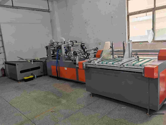 Volledige Automatische Golfdoos die Machine 80m/Min 1600KG lijmen