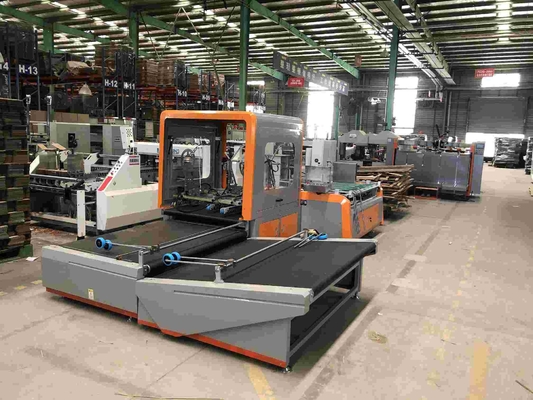 70m/min de automatische Vouwende het Lijmen Doos Gluer van het Machine18kw 380V Golfkarton
